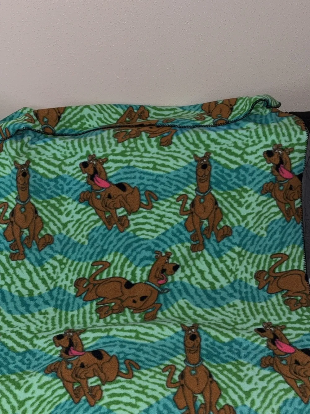 Scooby-Doo Fleece Throw Blanket - Green & Teal
